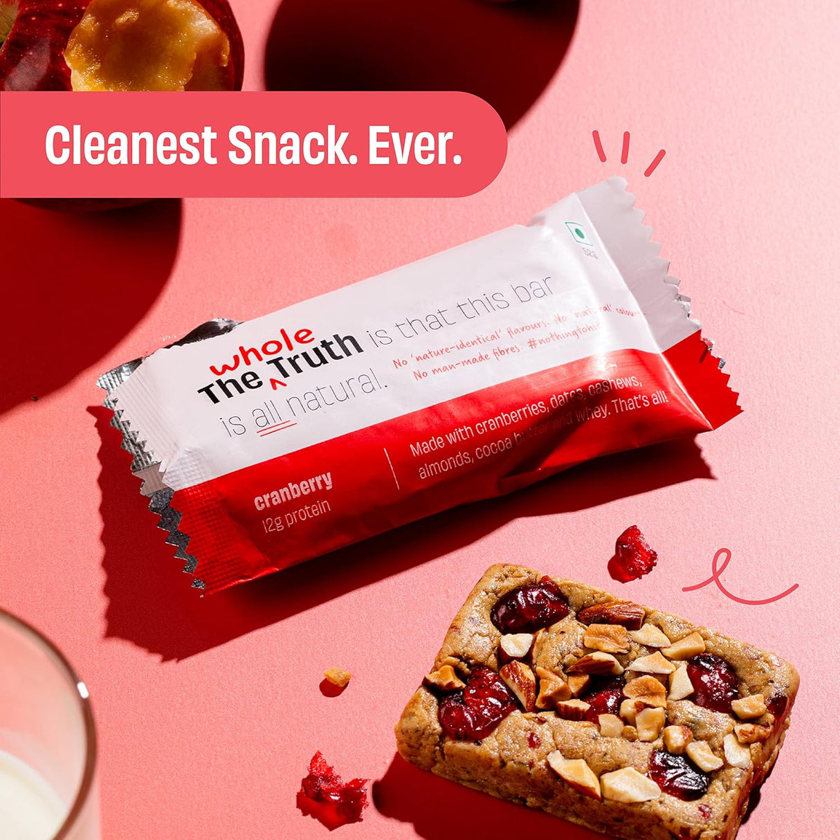 Cranberry Protein Bar - Nourify