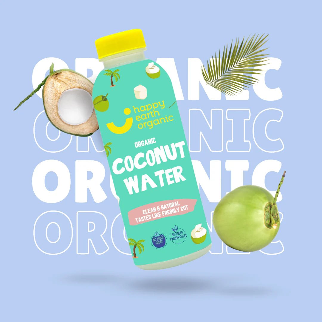 Happy Earth Organic Coconut Water | 250 ml - Nourify