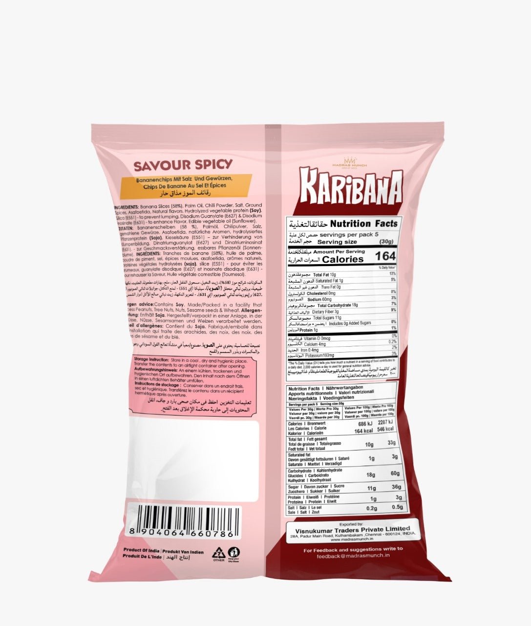 KARIBANA Assorted Banana Chips - Pack of 3 - Nourify