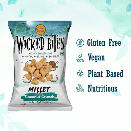 Millet Bites: Coconut Crunch - Nourify