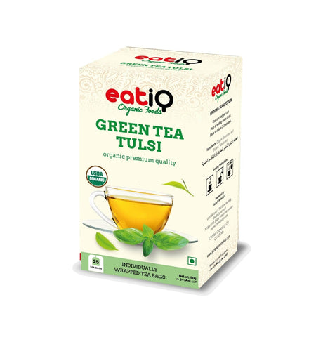 Organic Green Tea - Tulsi | 2g x 25 pcs - Nourify