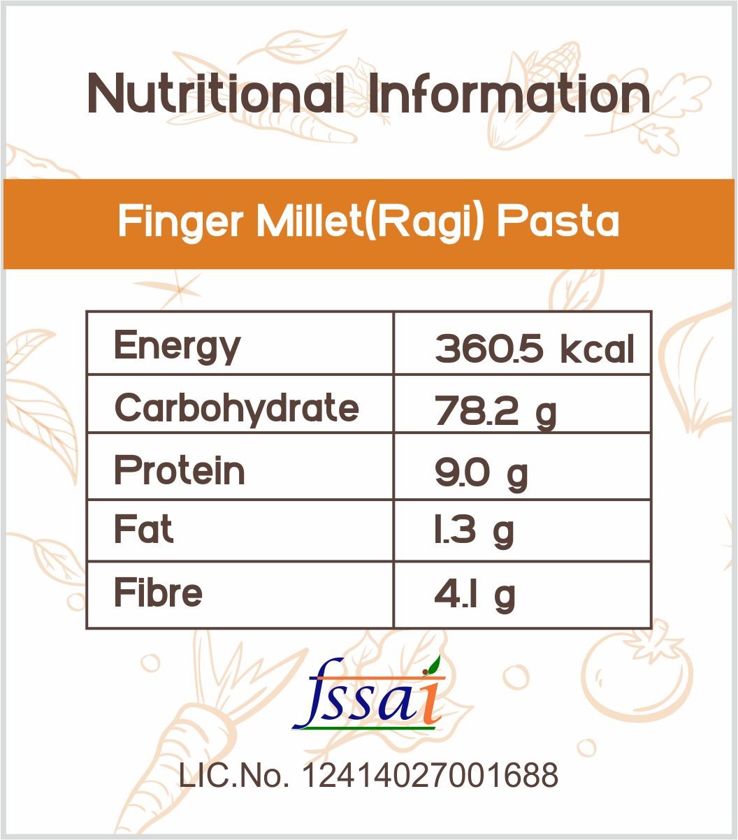 Pasta: Finger Millet (Ragi) - Nourify