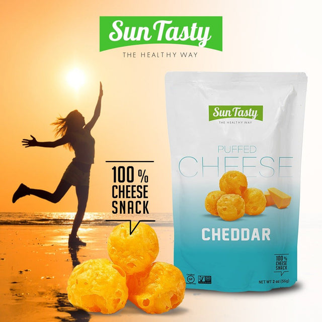 Puffed Cheddar cheese | 56 g - Nourify