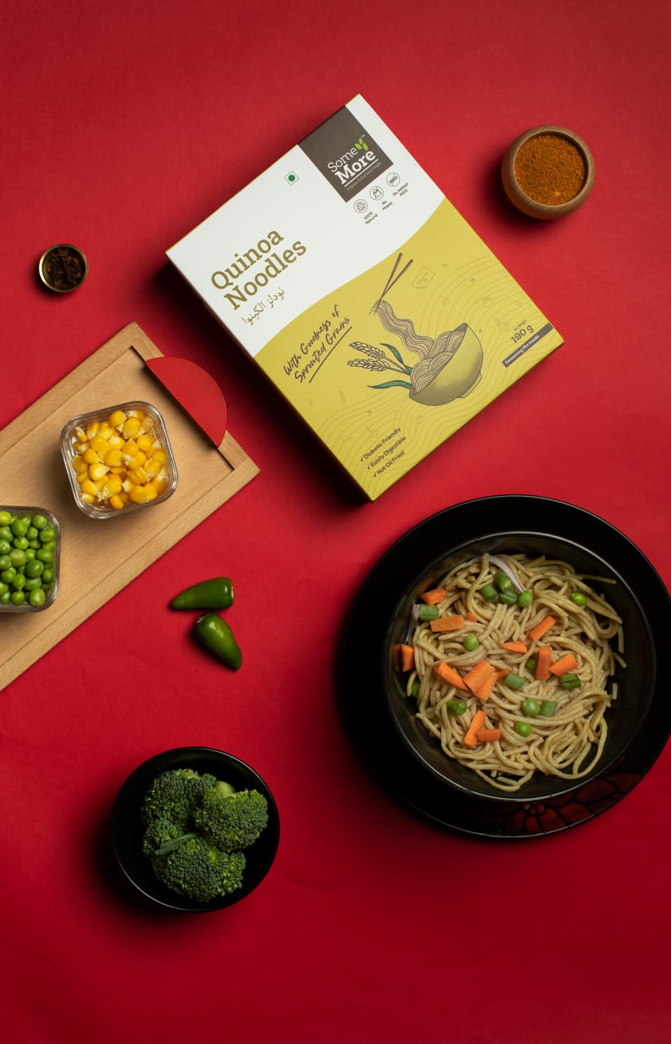 Hakka Noodles: Quinoa | 190 Grams - Nourify