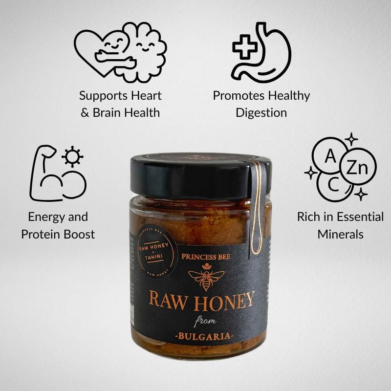 PRINCESS BEE Raw Honey with Sesame Tahini