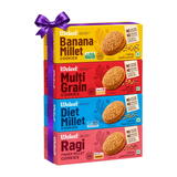 WELEET Assorted Millet Cookies - Pack of 4