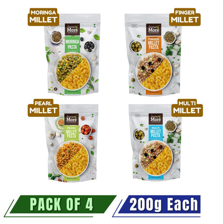 SOME MORE Assorted Millet Pasta - Pack of 4 - Nourify