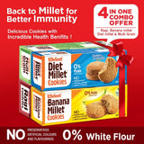 WELEET Assorted Millet Cookies - Pack of 4 - Nourify